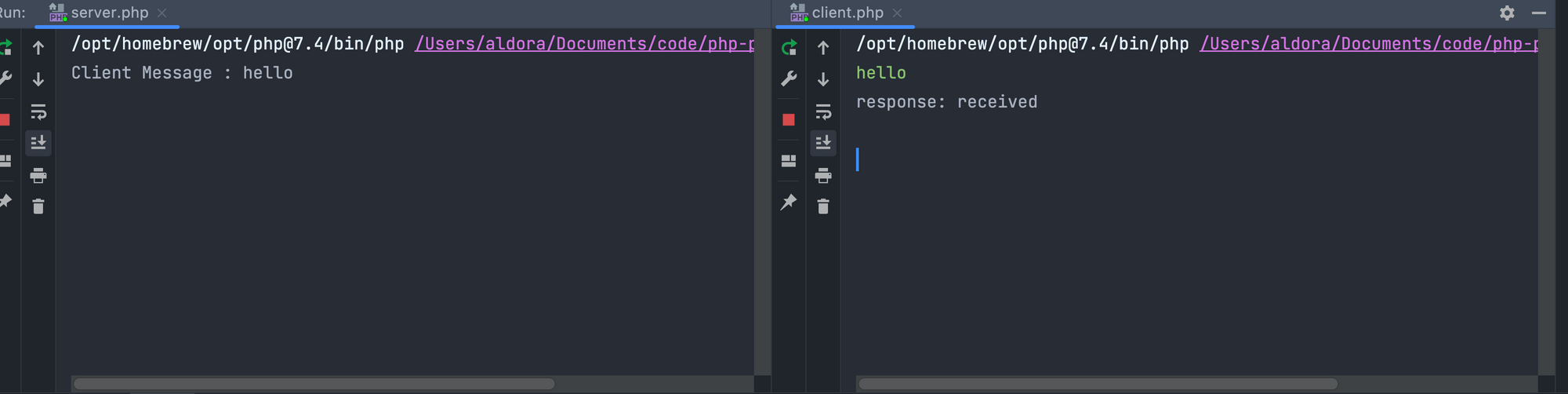 socket php example