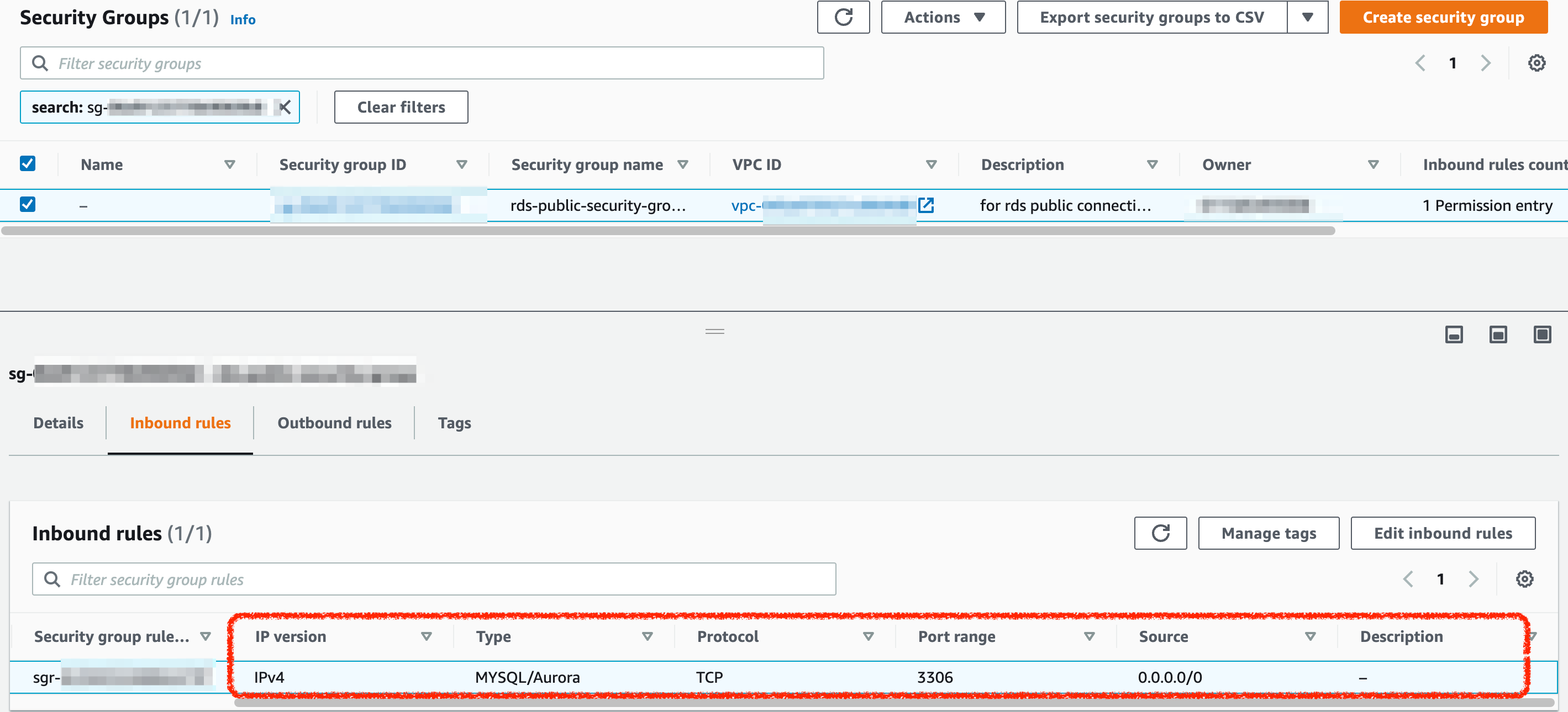 Troubleshoot AWS Database Remote Connectivity